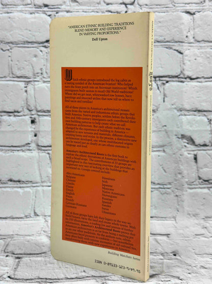 America's architectural roots: Ethnic groups that built America (Building watchers series)