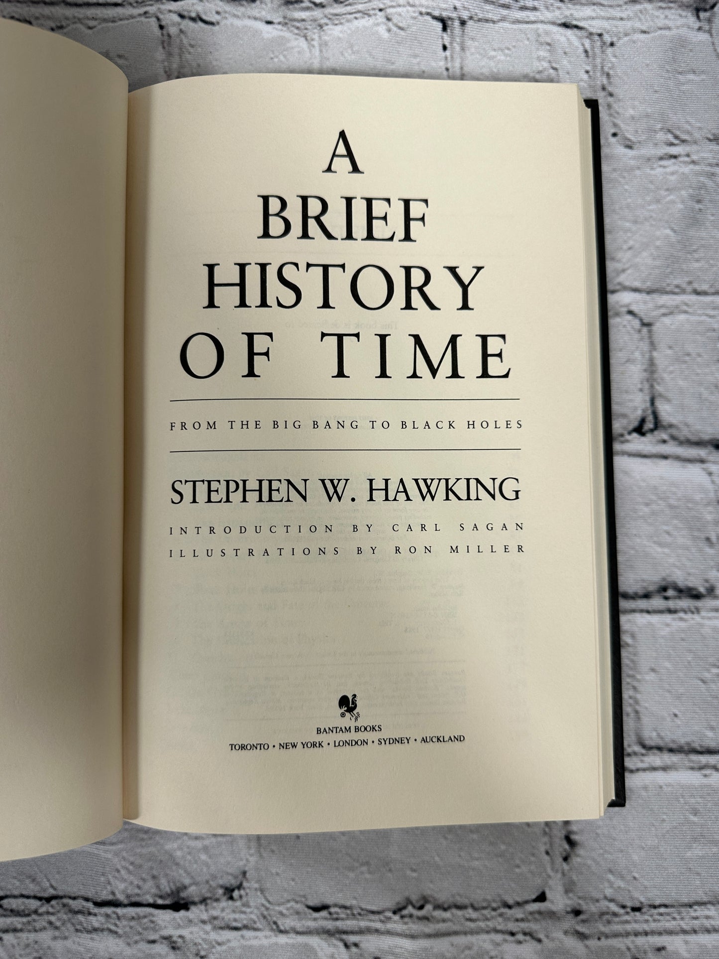 A Brief History Of Time By Stephen W. Hawking [1988]