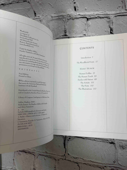 Haiku Humor: Wit and Folly in Japanese Poems and Prints