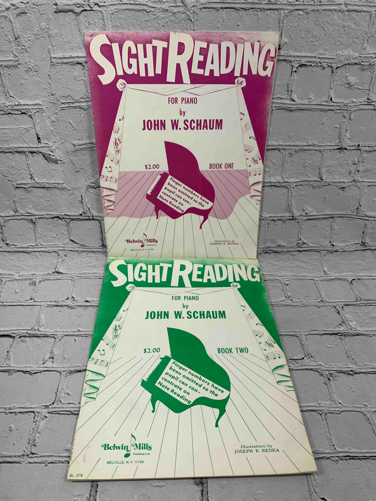 Sight Reading for Paino Book One & Two