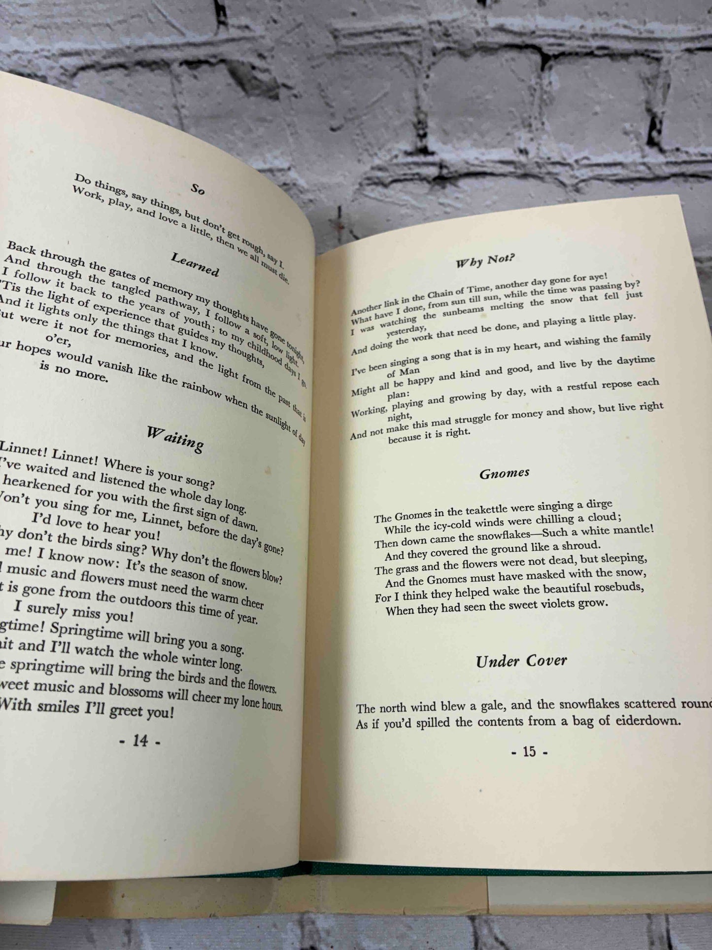 Back to Kansas and other poems