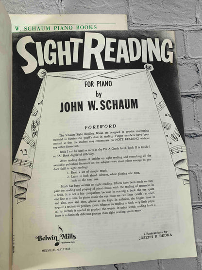 Sight Reading for Paino Book One & Two