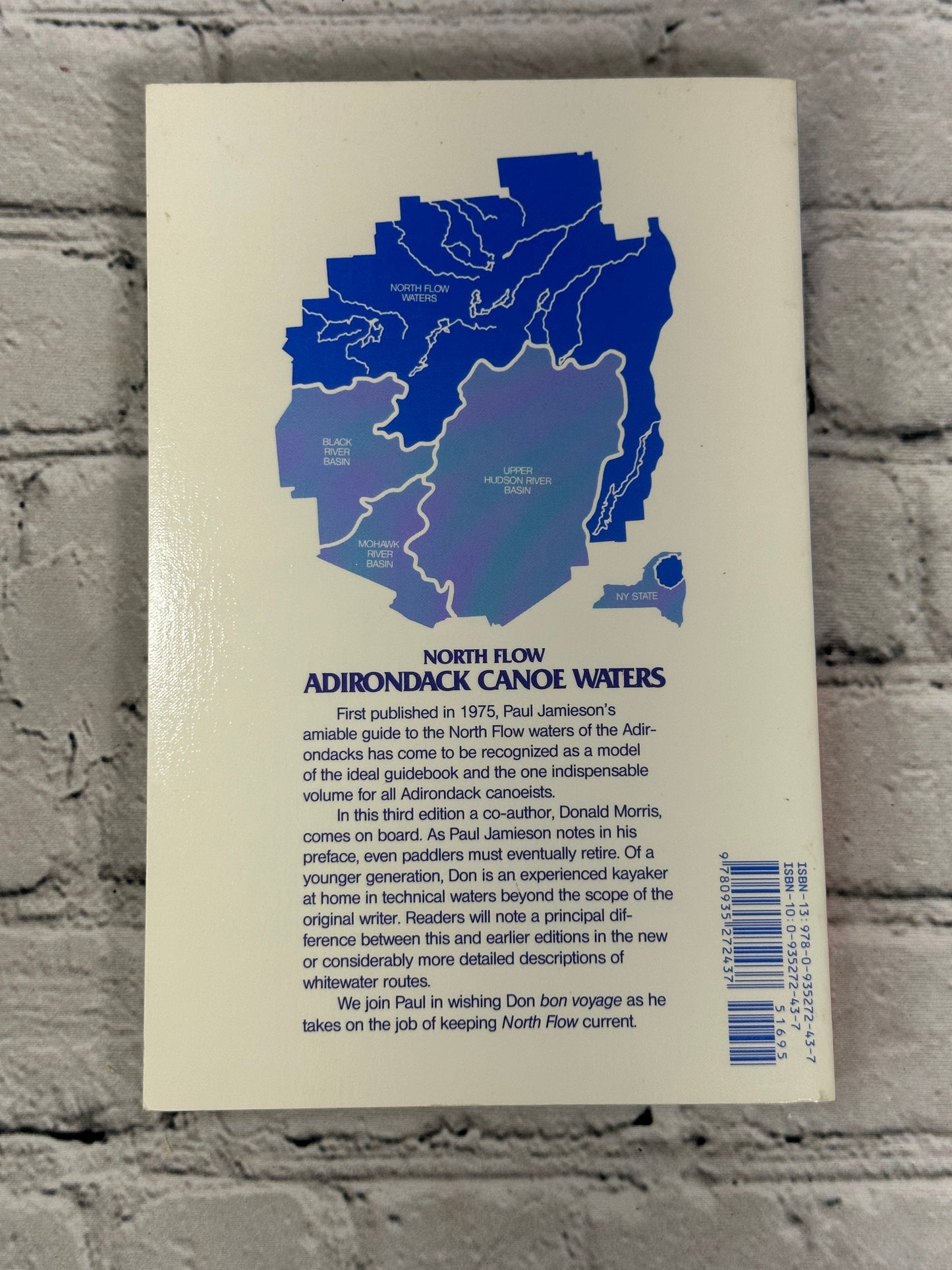 Adirondack Canoe Waters : North Flow by Donald Morris & Paul Jamieson [1994]