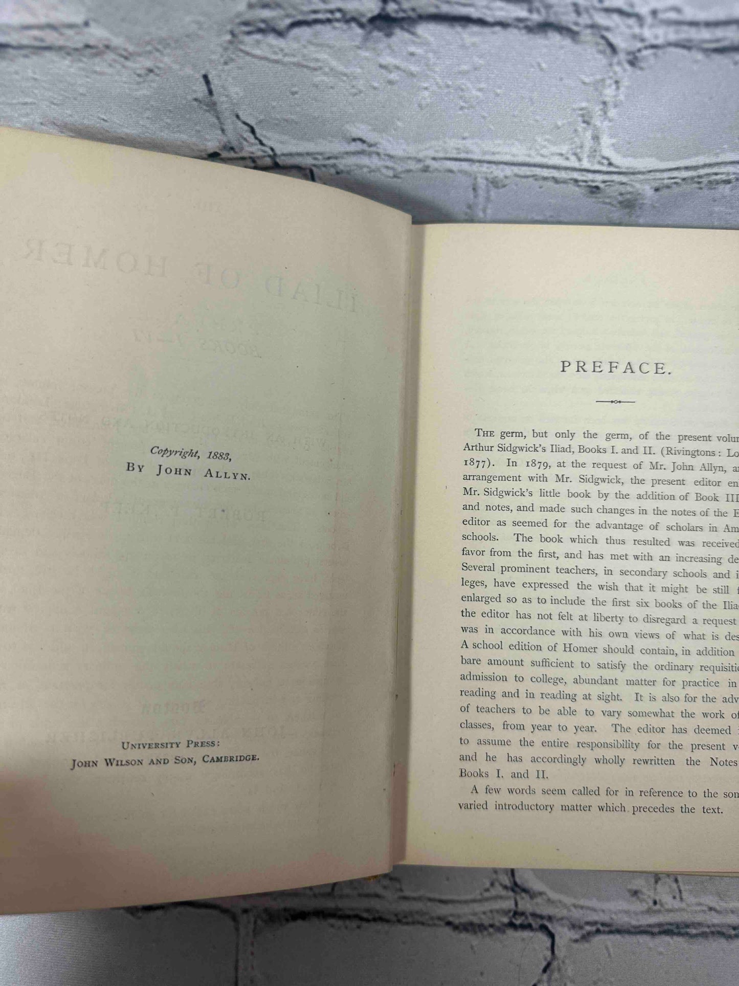 Homer's Iliad (Books I -VI)