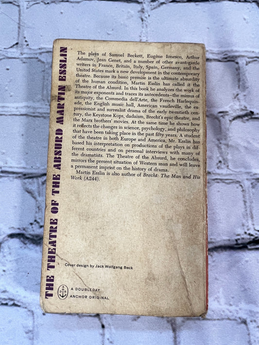 The Theatre of the Absurd by Martin Esslin [1961]