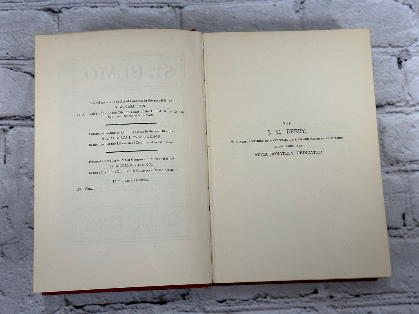 St. Elmo by Augusta Evans [1896]