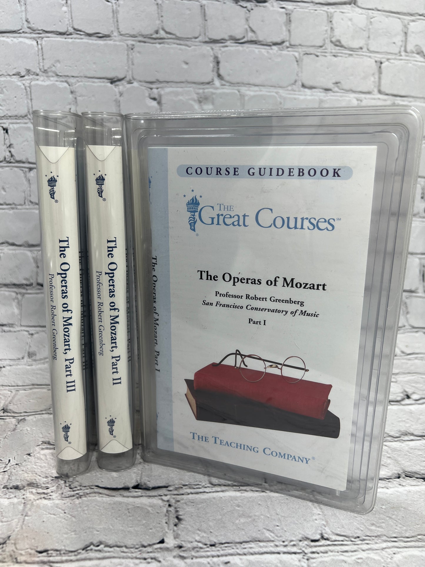 The Great Courses: The Operas of Mozart Part I-III [Lot of 3 · DVD · GuideBooks]