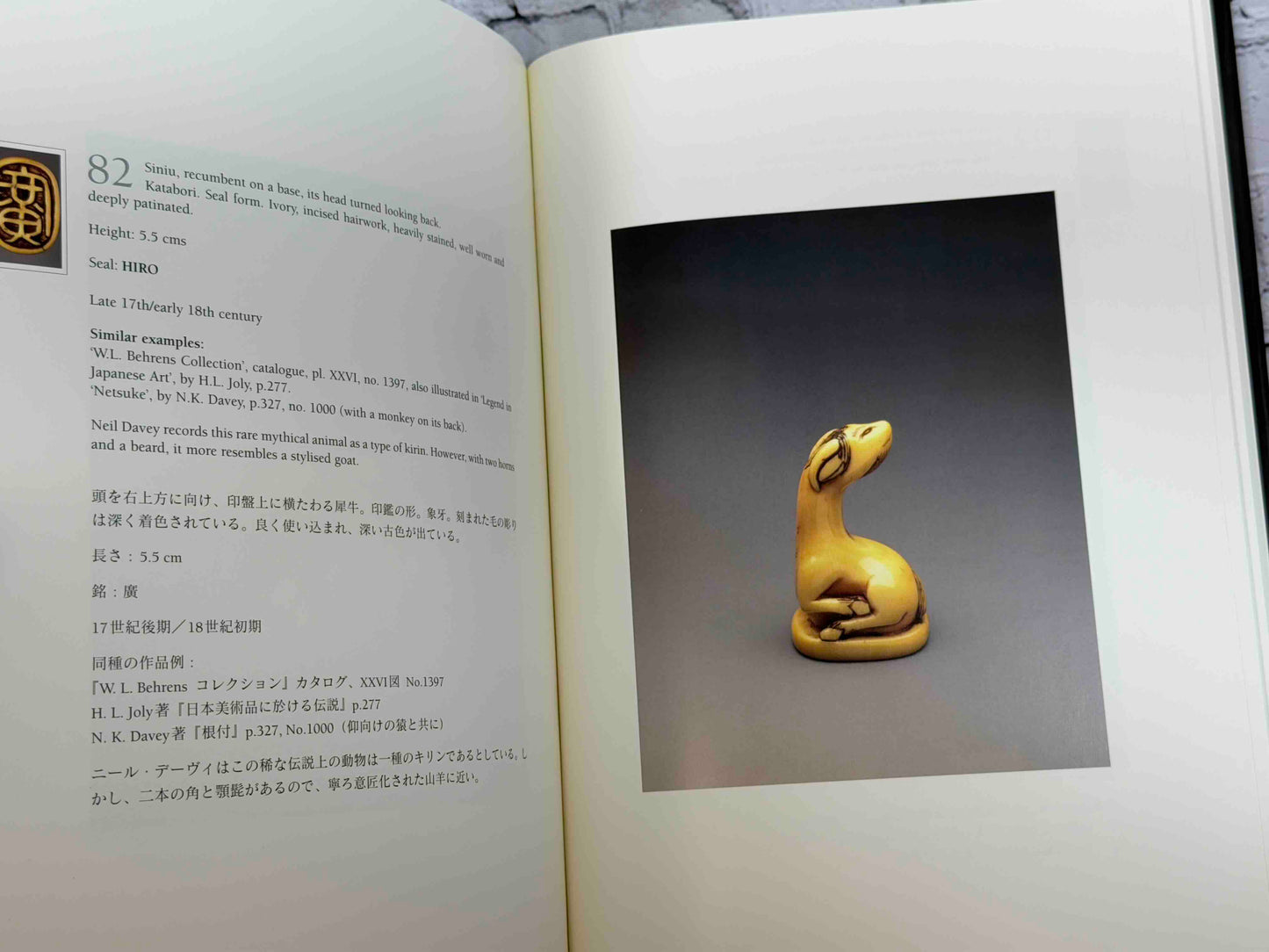 The Netsuke Collection of W.G. Bosshard, Part 1