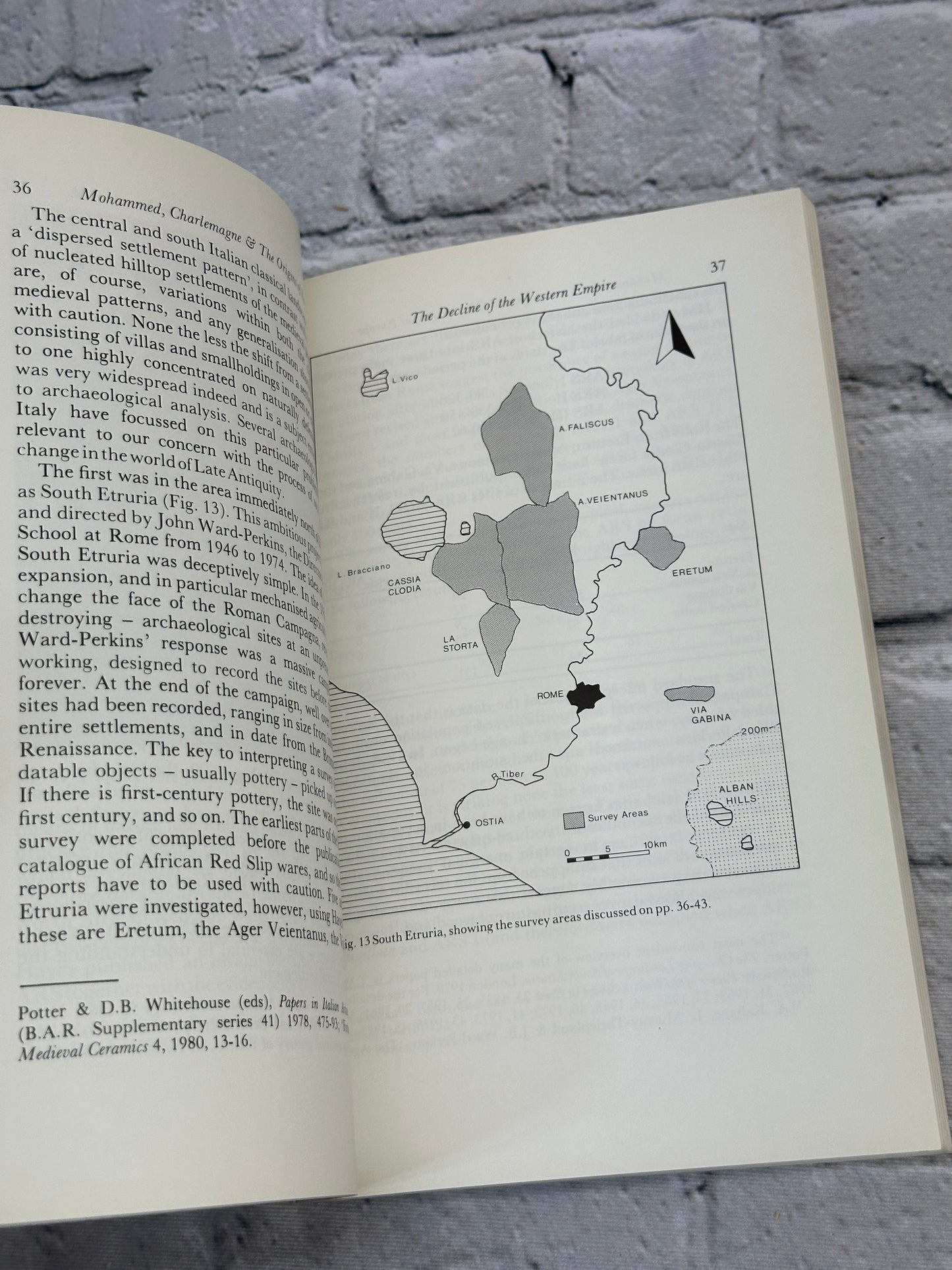 Mohammed, Charlemagne and the Origins of Europe by Hodges & Whitehouse [1983]