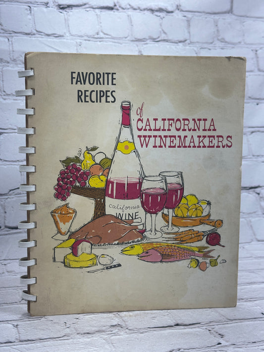 Favorite Recipes Of California Winemakers by Wine Advisory Board [1963]