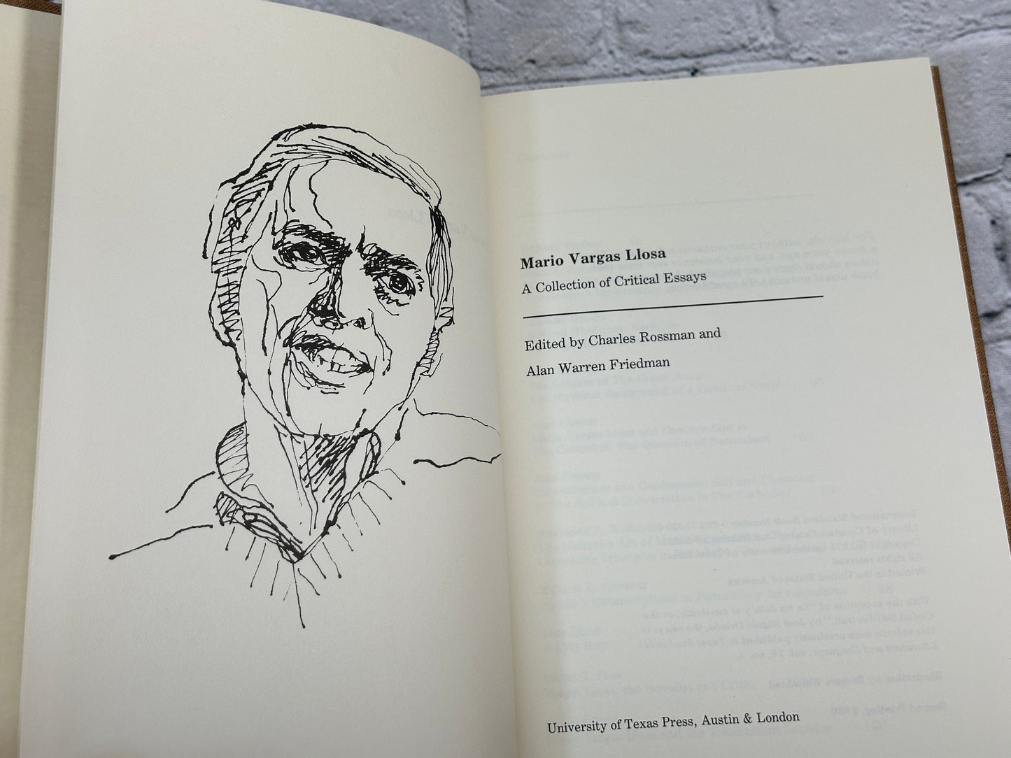 Mario Vargas Llosa, A Collection of Critical Essays [1980 · Second Printing]