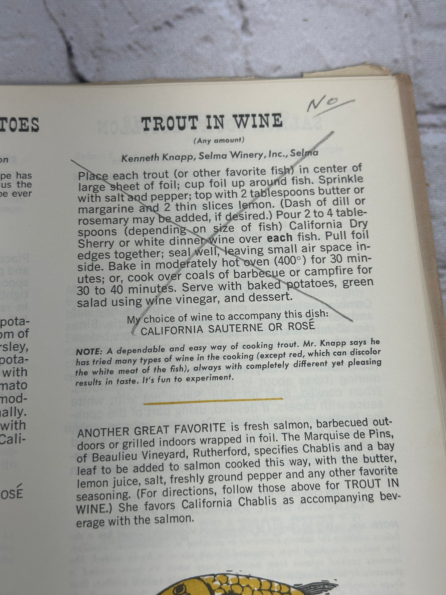 Favorite Recipes Of California Winemakers by Wine Advisory Board [1963]