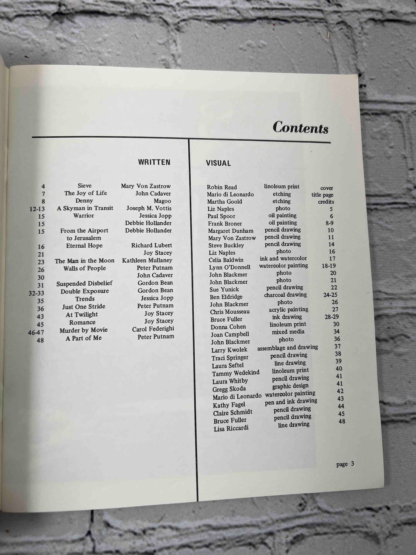 Niskayuna High School Fine Arts Magazine Red Peppers Edition 1977