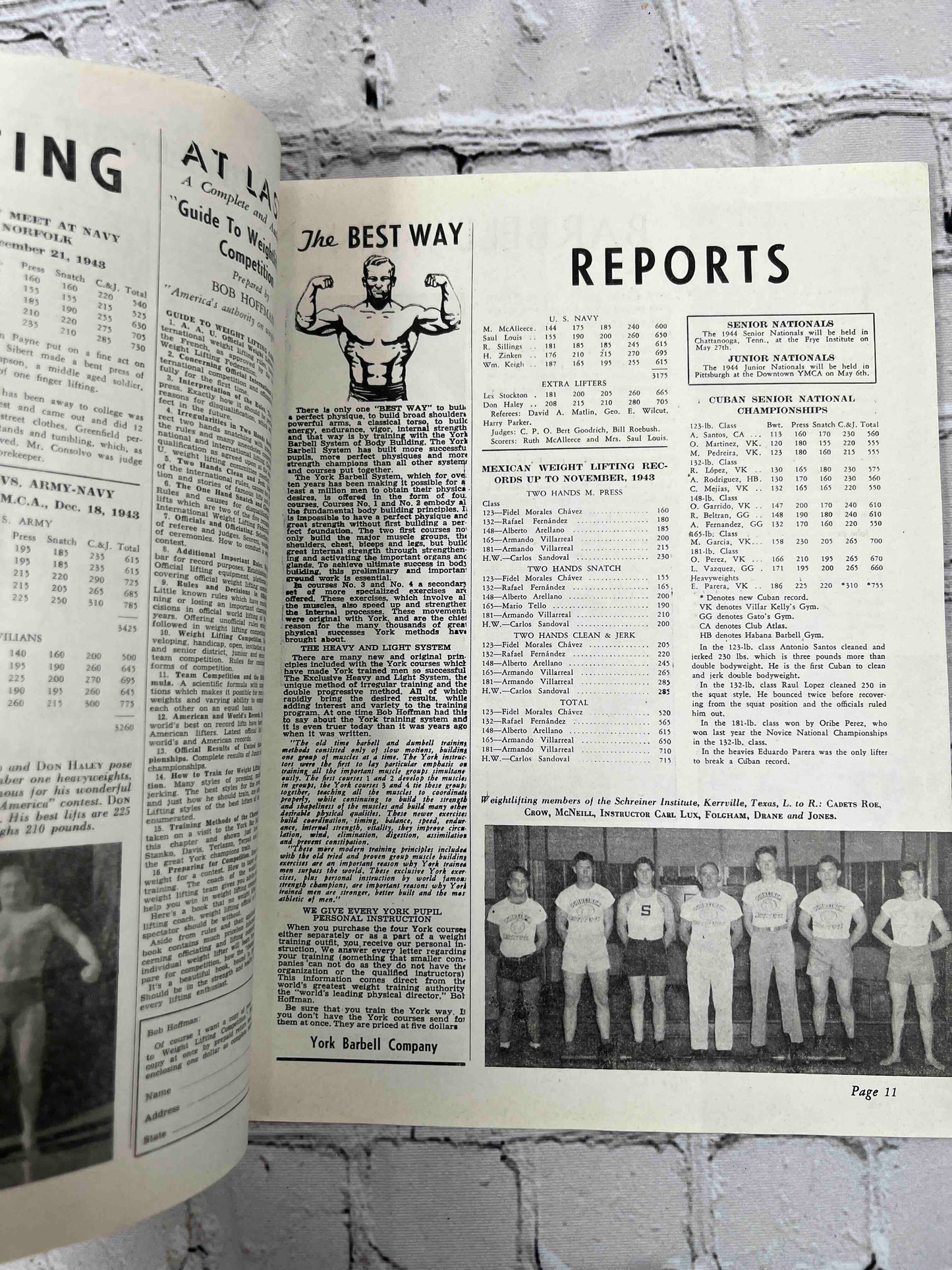 Strength and Health Siegmund "Sig" Klein (February 1944)