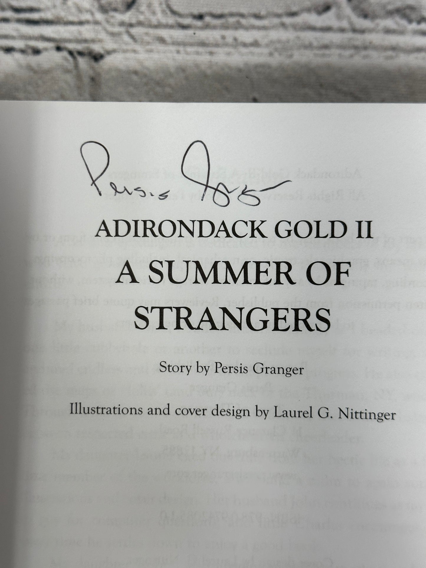 Adirondack Gold II : A Summer of Strangers by Persis R. Granger (2008)