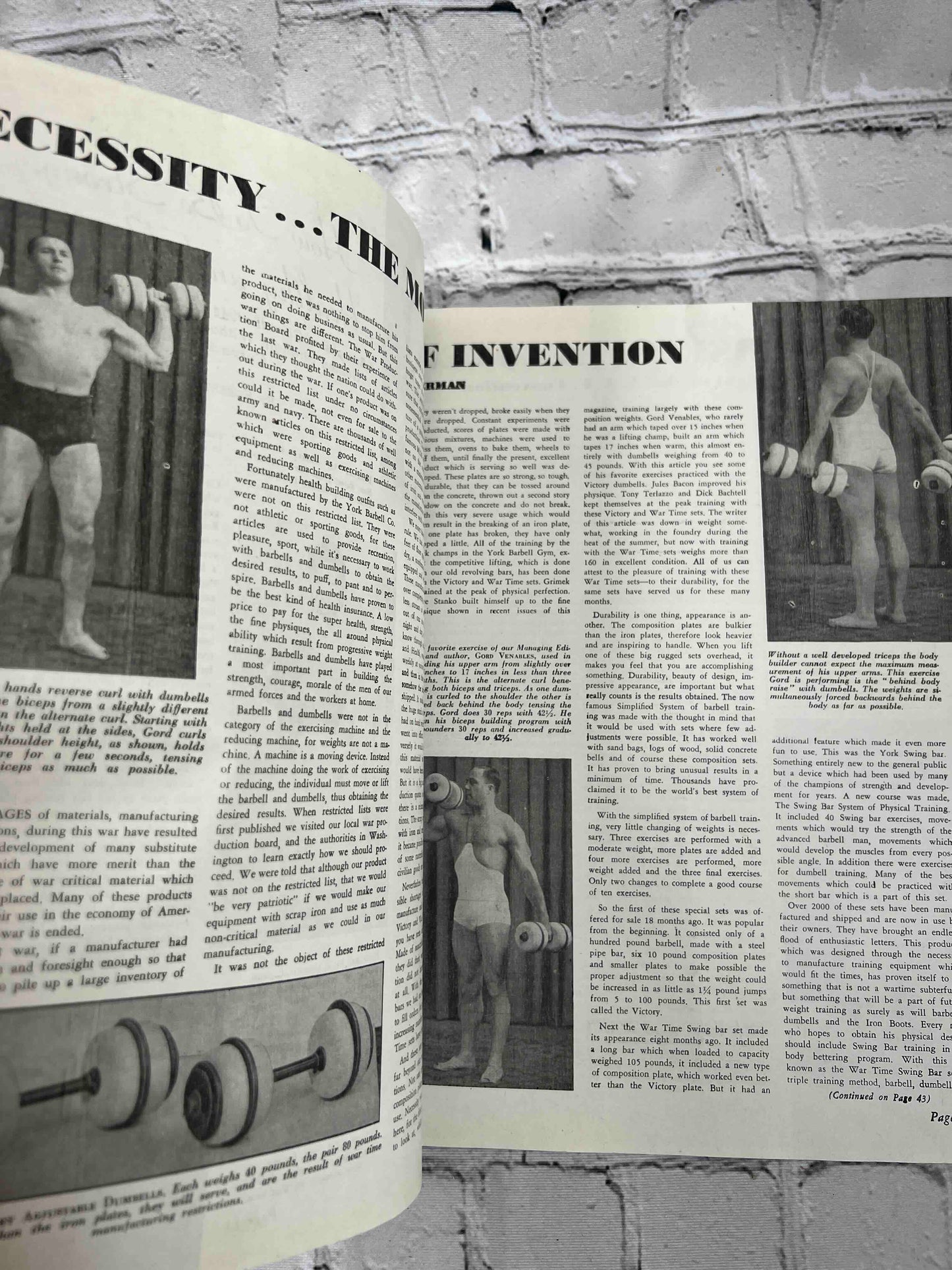 Strength and Health Siegmund "Sig" Klein (February 1944)