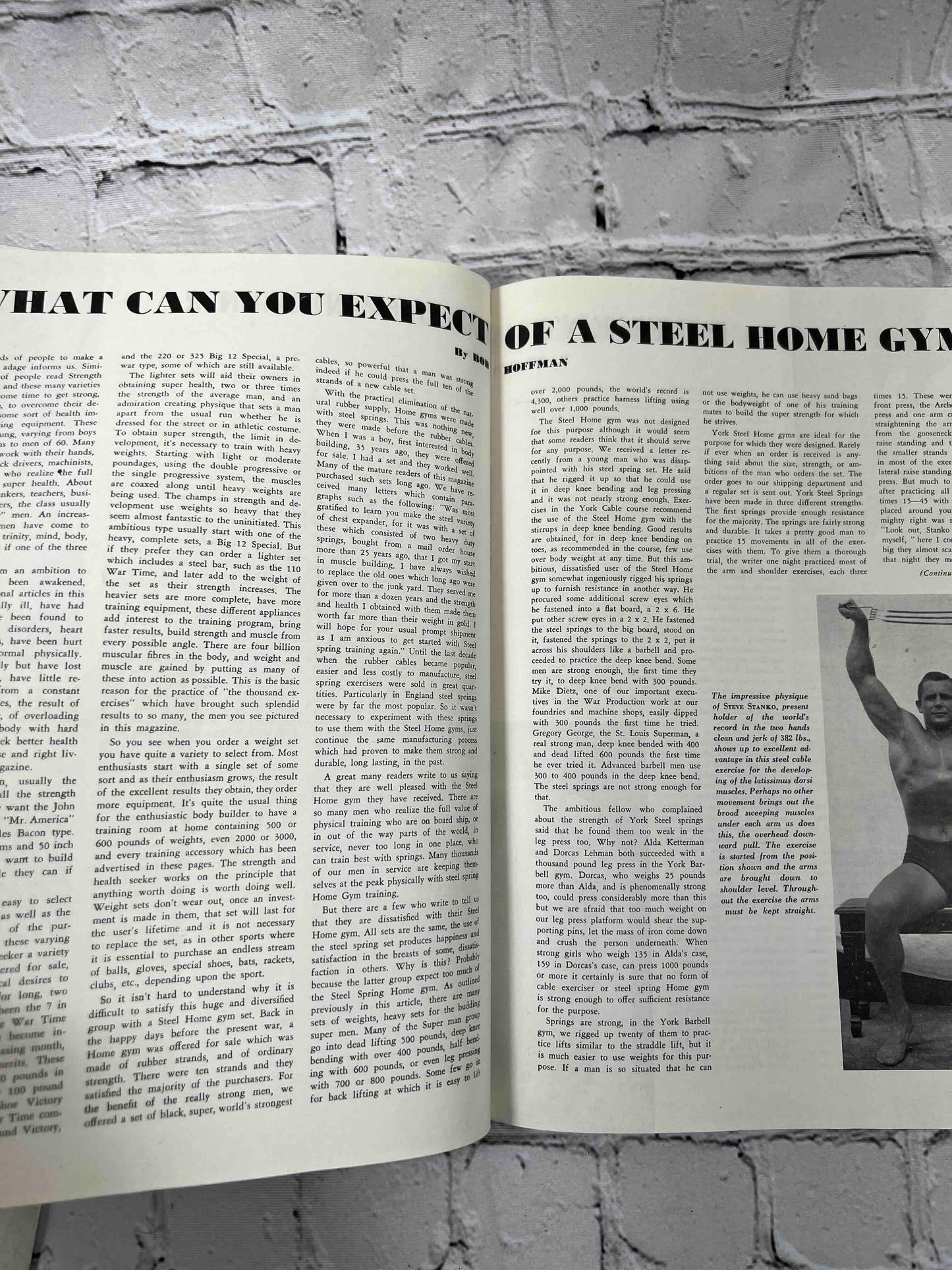 Strength and Health Siegmund "Sig" Klein (February 1944)