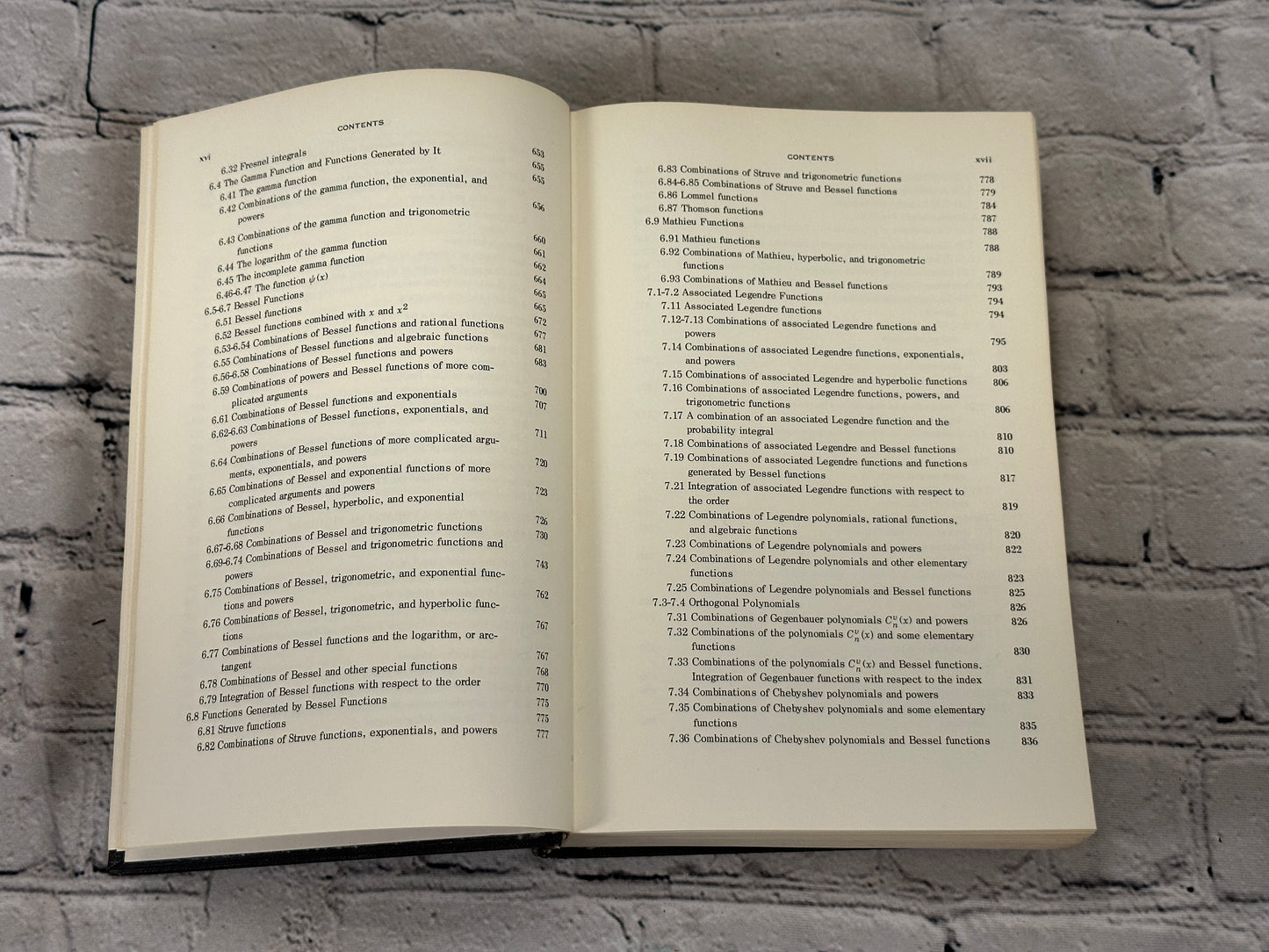 Table of Integrals, Series and Products by Gradshteyn & [1965 · Third Printing]