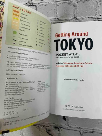 Getting Around Tokyo Pocket Atlas and Transportation Guide: Includes Yokohama, Kamakura, Yokota, Yokosuka, Hakone and MT Fuji