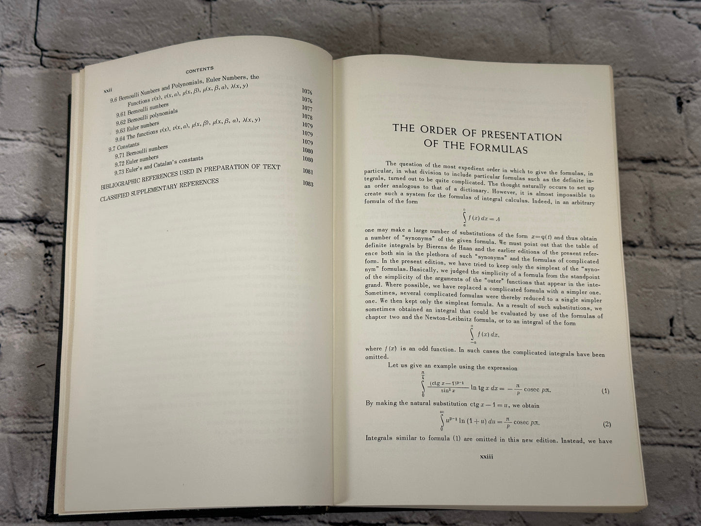 Table of Integrals, Series and Products by Gradshteyn & [1965 · Third Printing]