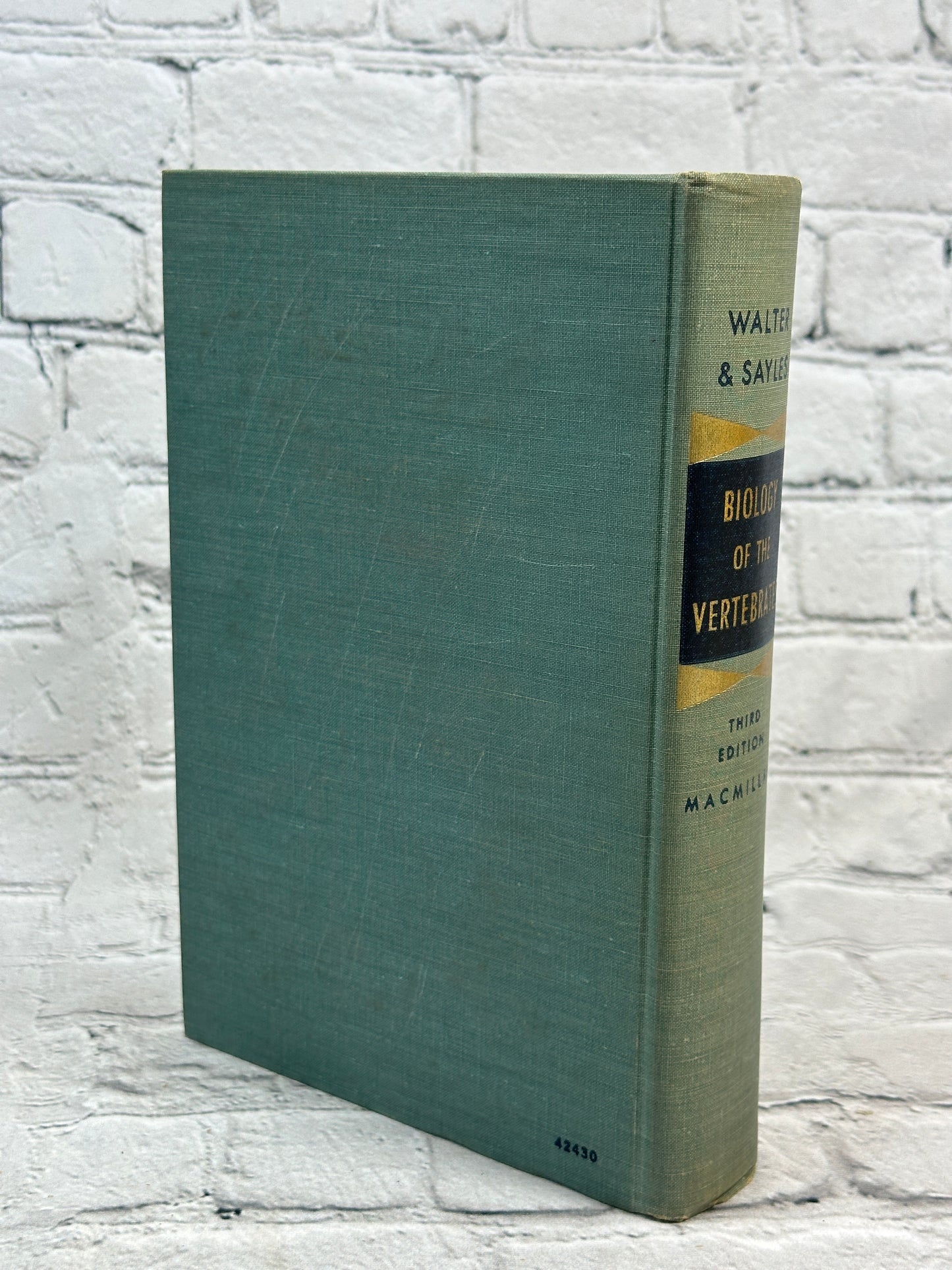 Biology of the Vertebrates by Herbert Walter & Leonard Sayles [1964 · Third Ed.]