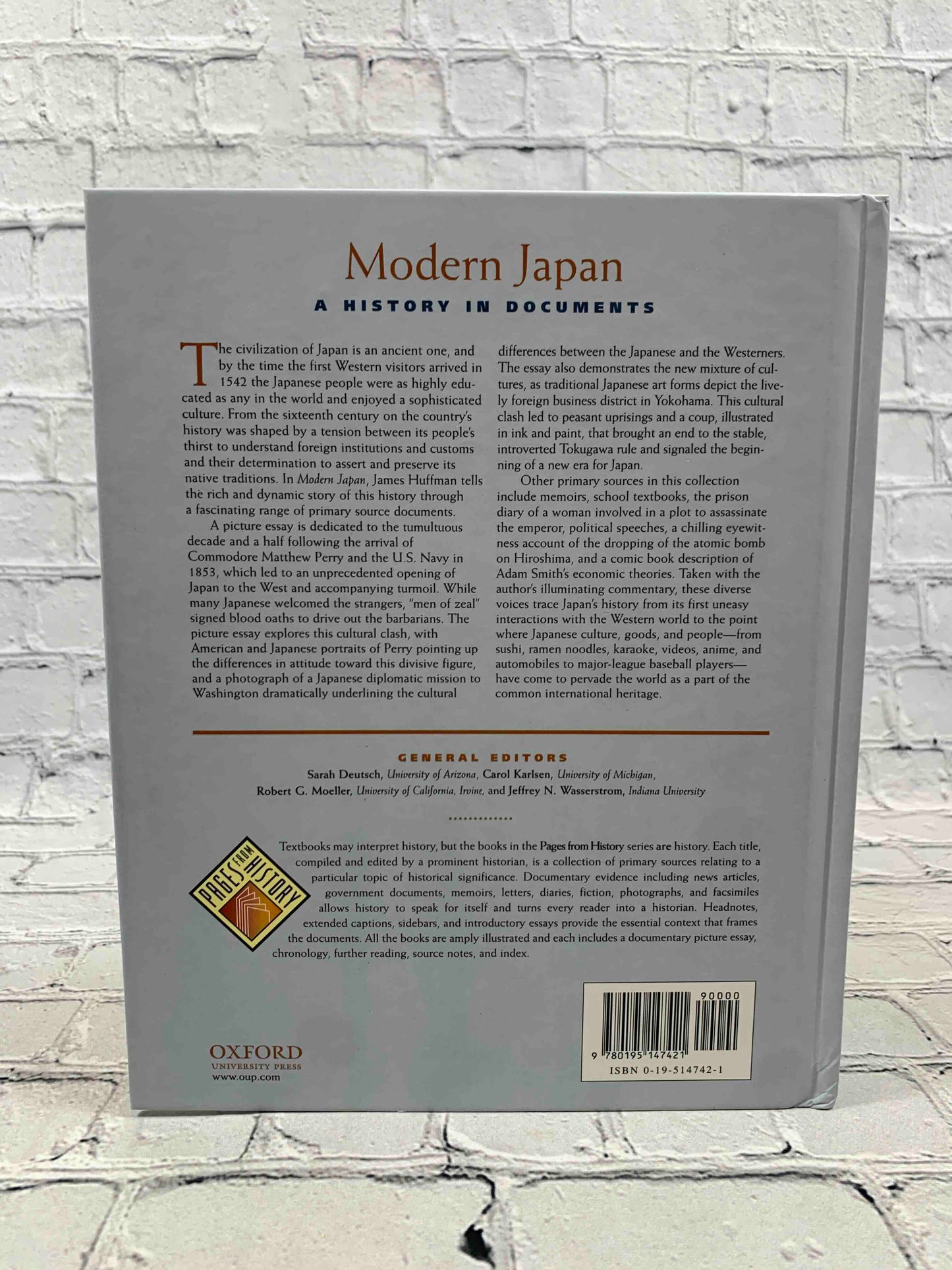Modern Japan: A History in Documents
