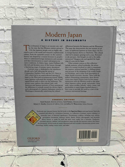 Modern Japan: A History in Documents