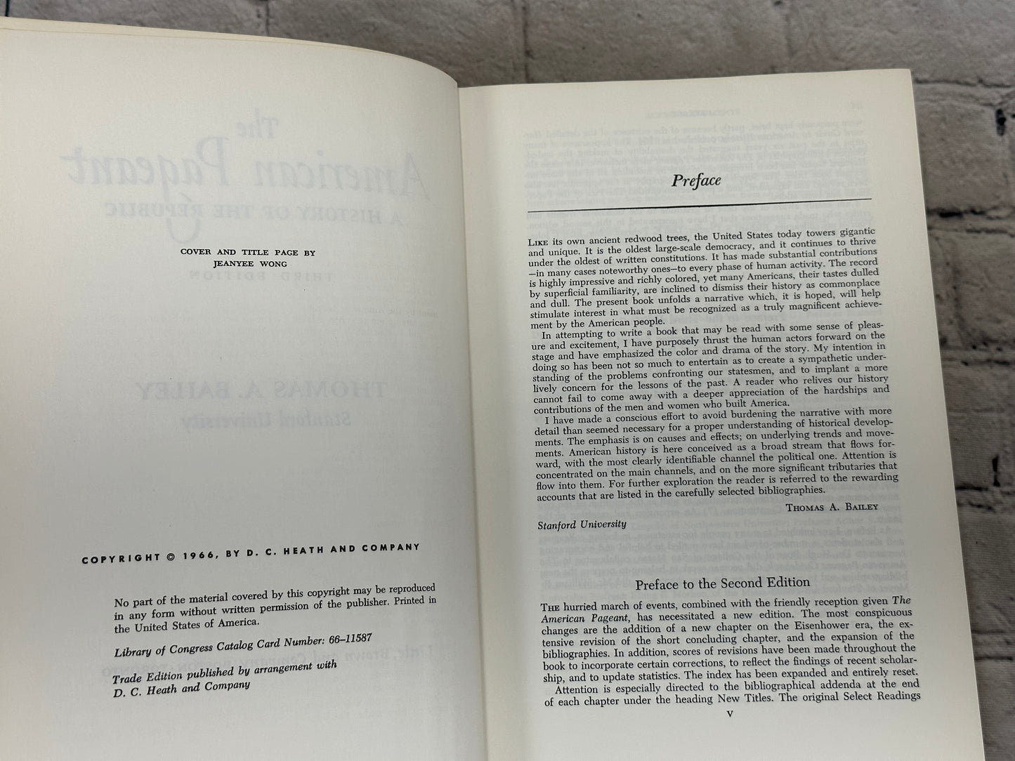 The American Pageant By Thomas A. Bailey [1966 · Third Edition]