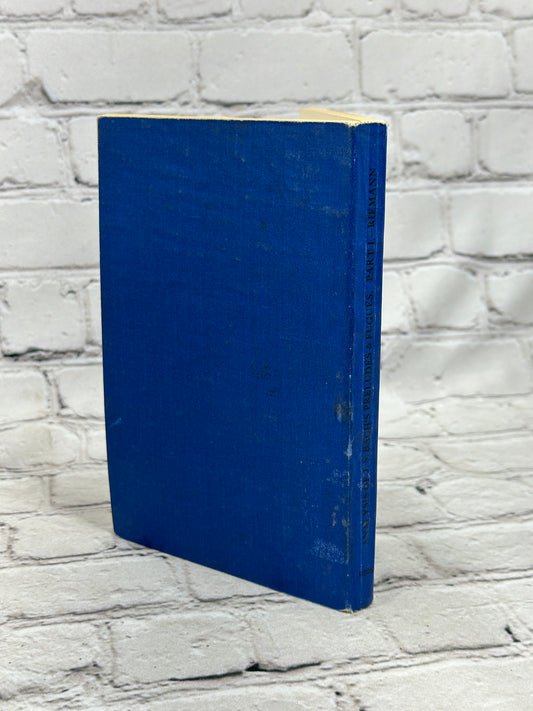 Analysis of J. S. Bach's Preludes Fugues Part I By Reimann [Augeners Ed No. 9205