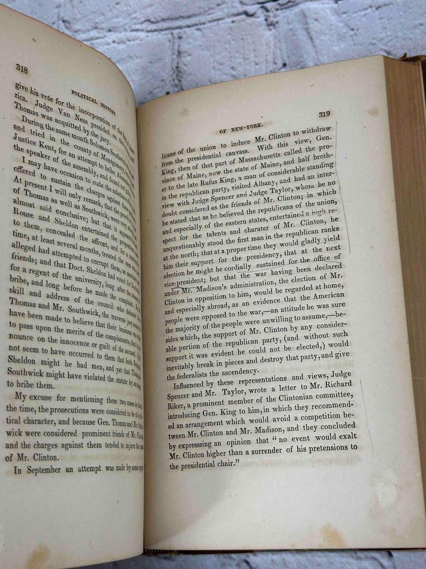 Political History of the State of New York