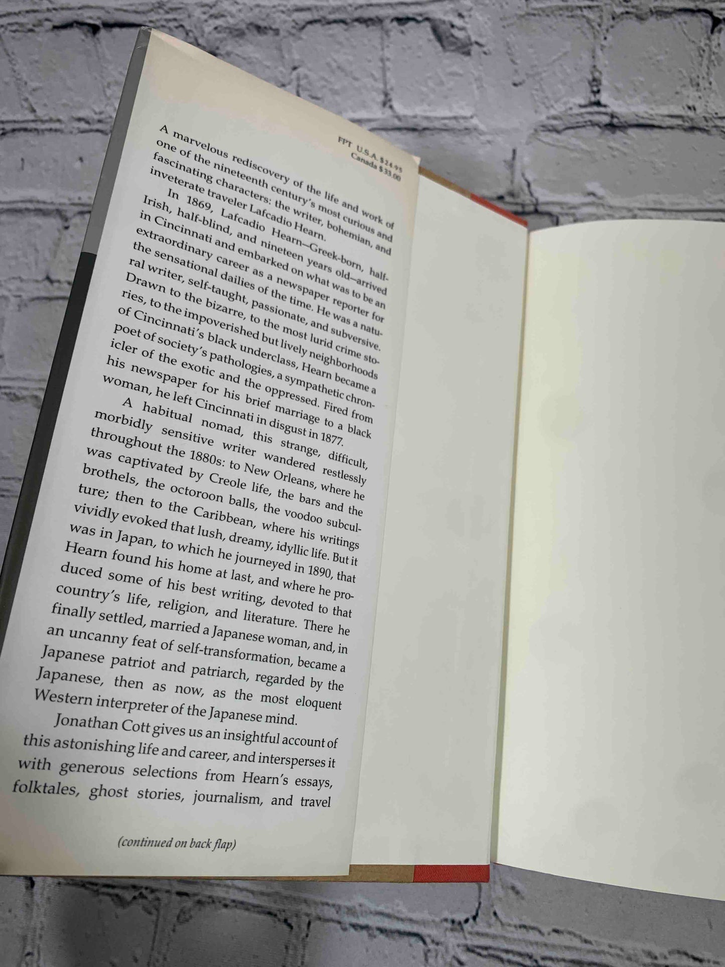 Wandering Ghost: The Odyssey of Lafcadio Hearn