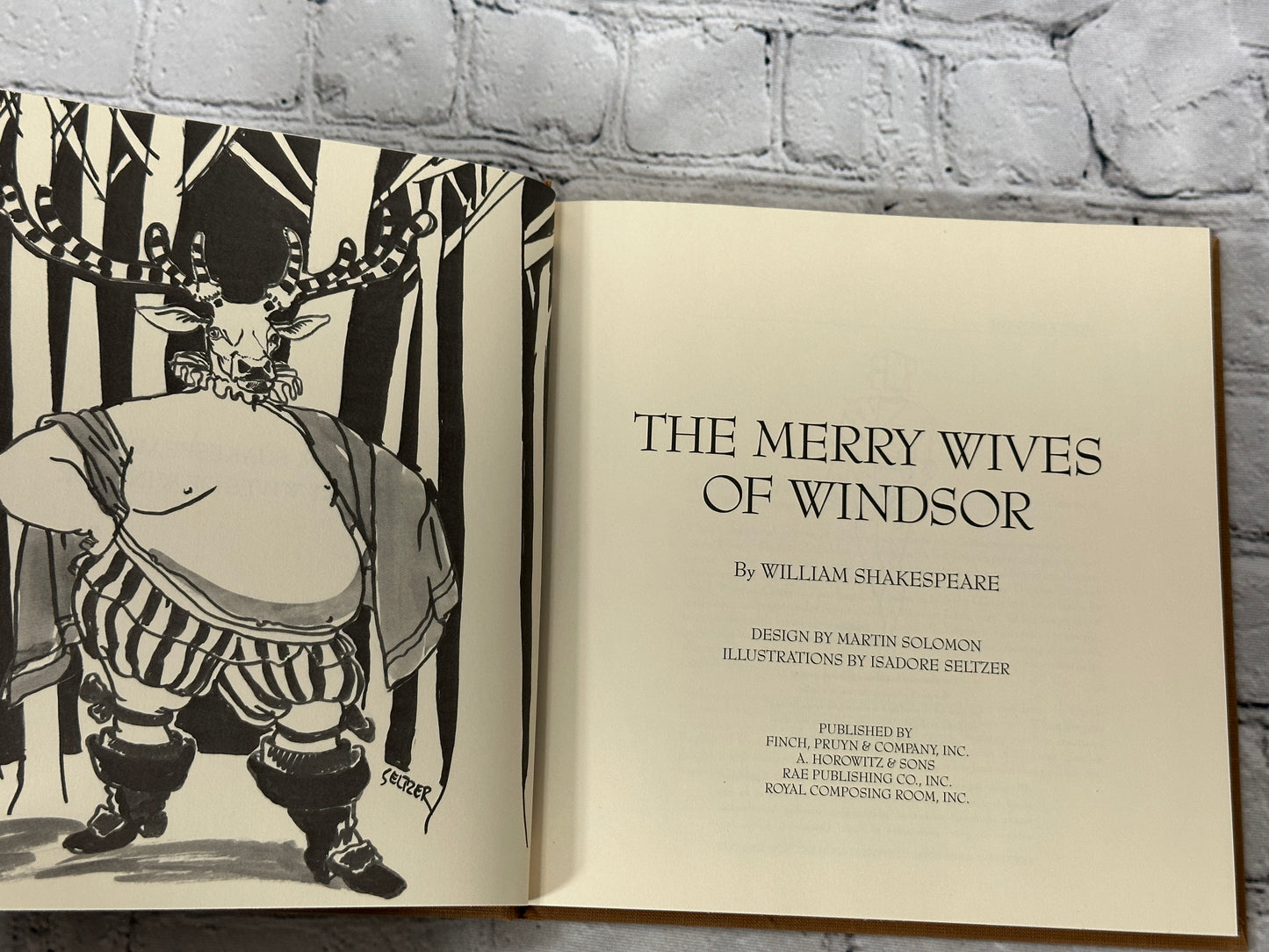 The Merry Wives of Windsor by Shakespeare, Illust. by Isadore Seltzer [1986]