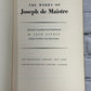 The Works of Joseph DeMaistre By Jack Lively [1st Edition · 1st Print · 1965]