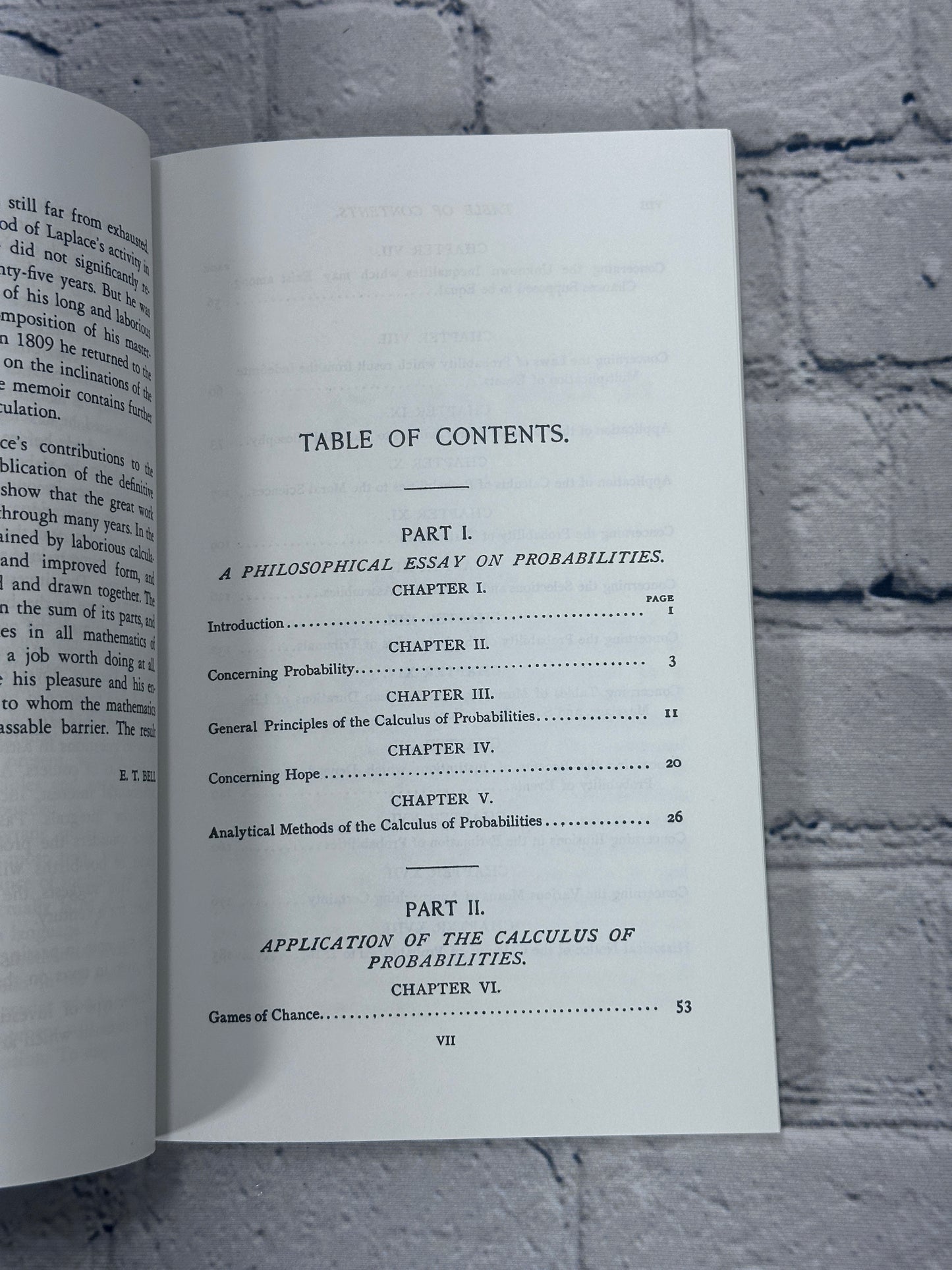 Philosophical Essay on Probabilities by Pierre de Laplace [1995]