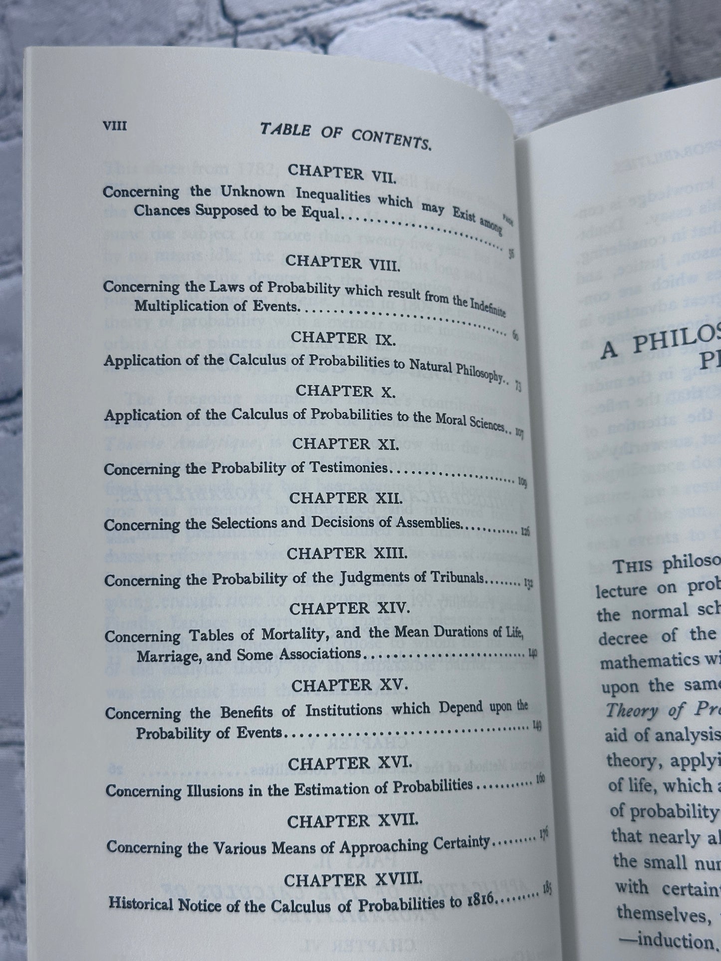 Philosophical Essay on Probabilities by Pierre de Laplace [1995]