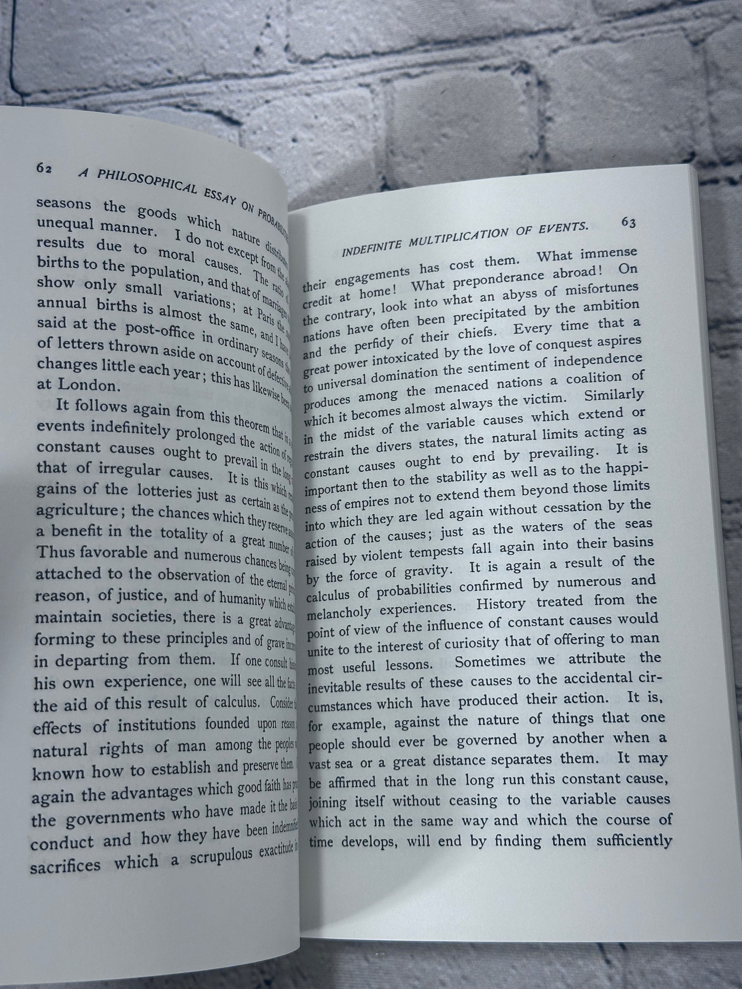 Philosophical Essay on Probabilities by Pierre de Laplace [1995]