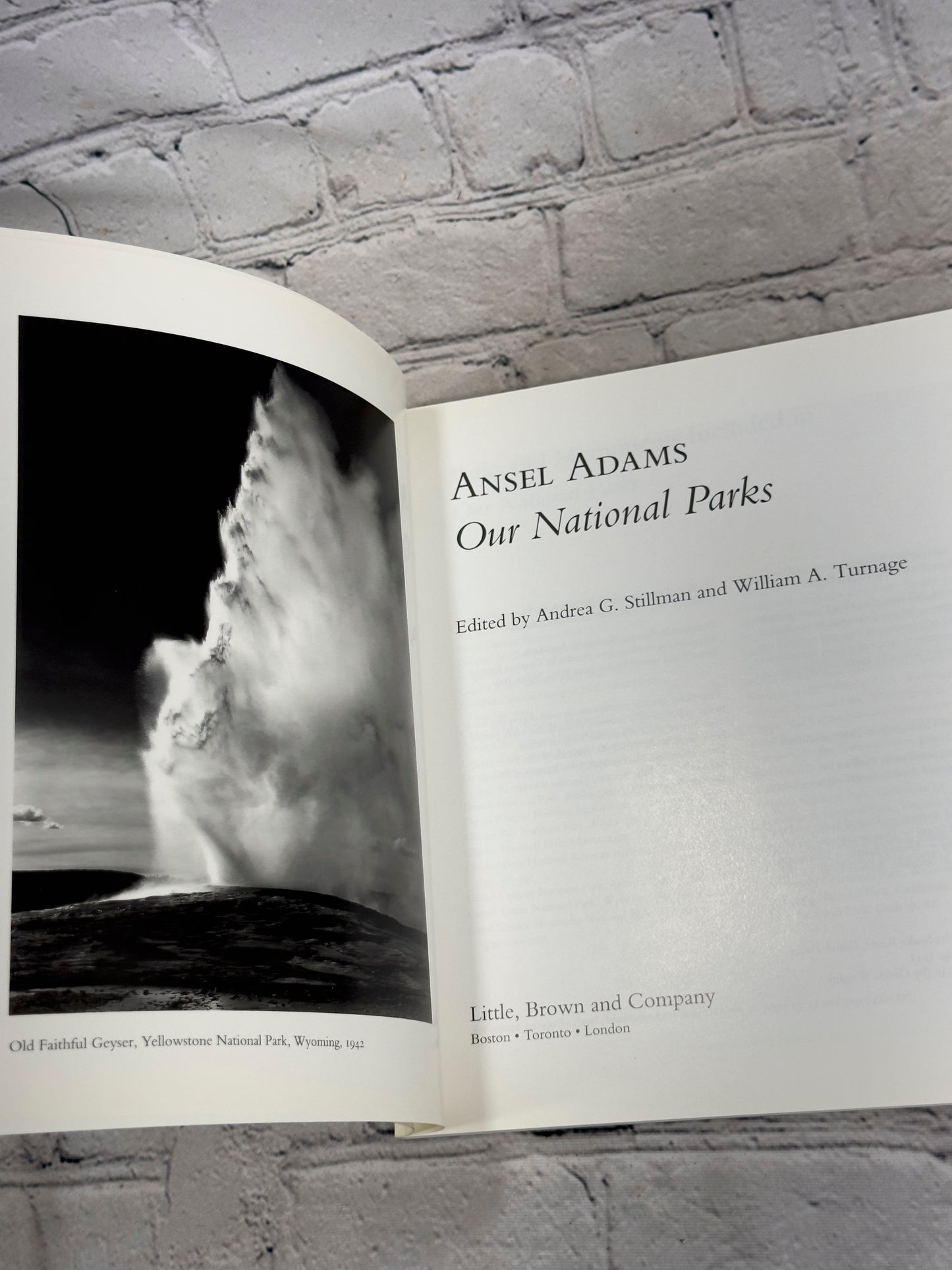 Ansel Adams: Our National Parks by Stillman & Turnage [1992 · First Edition]