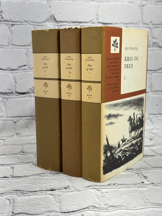 Krig Og Fred (War & Pace) by Leo Tolstoj [1966 · Gyldendals Bibliotek · Danish]