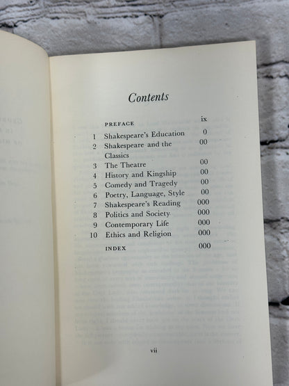 What Shakespeare Read And Thought By A. L. Rowse [Uncorrected Proof Limited Ed]