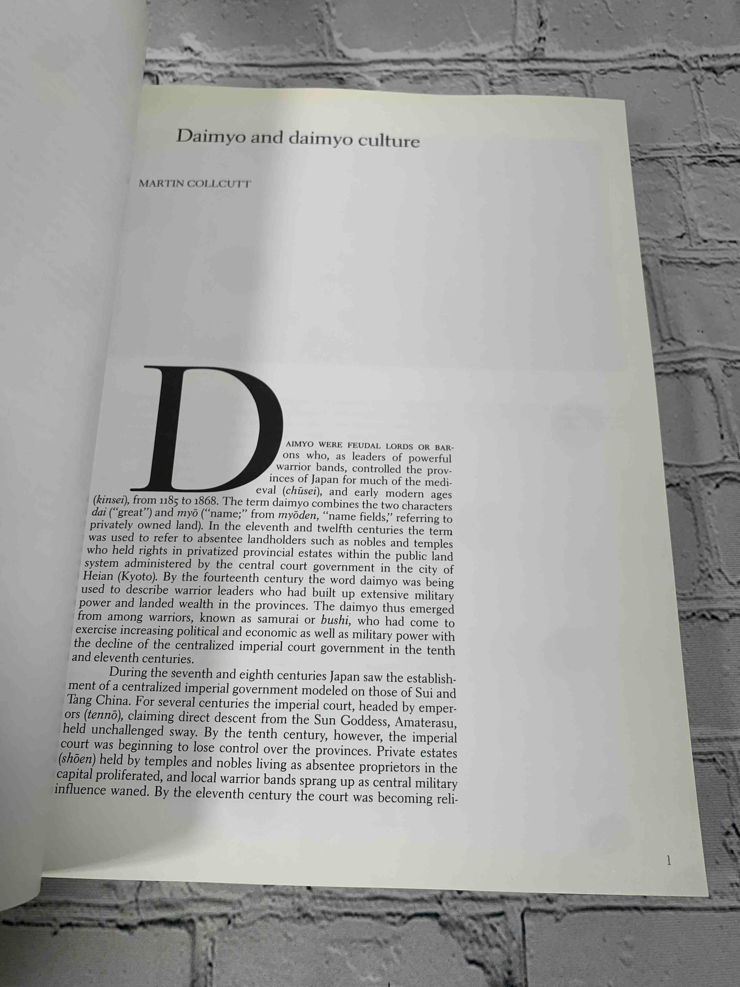 Japan: The Shape of Daimyo Culture 1185-1868