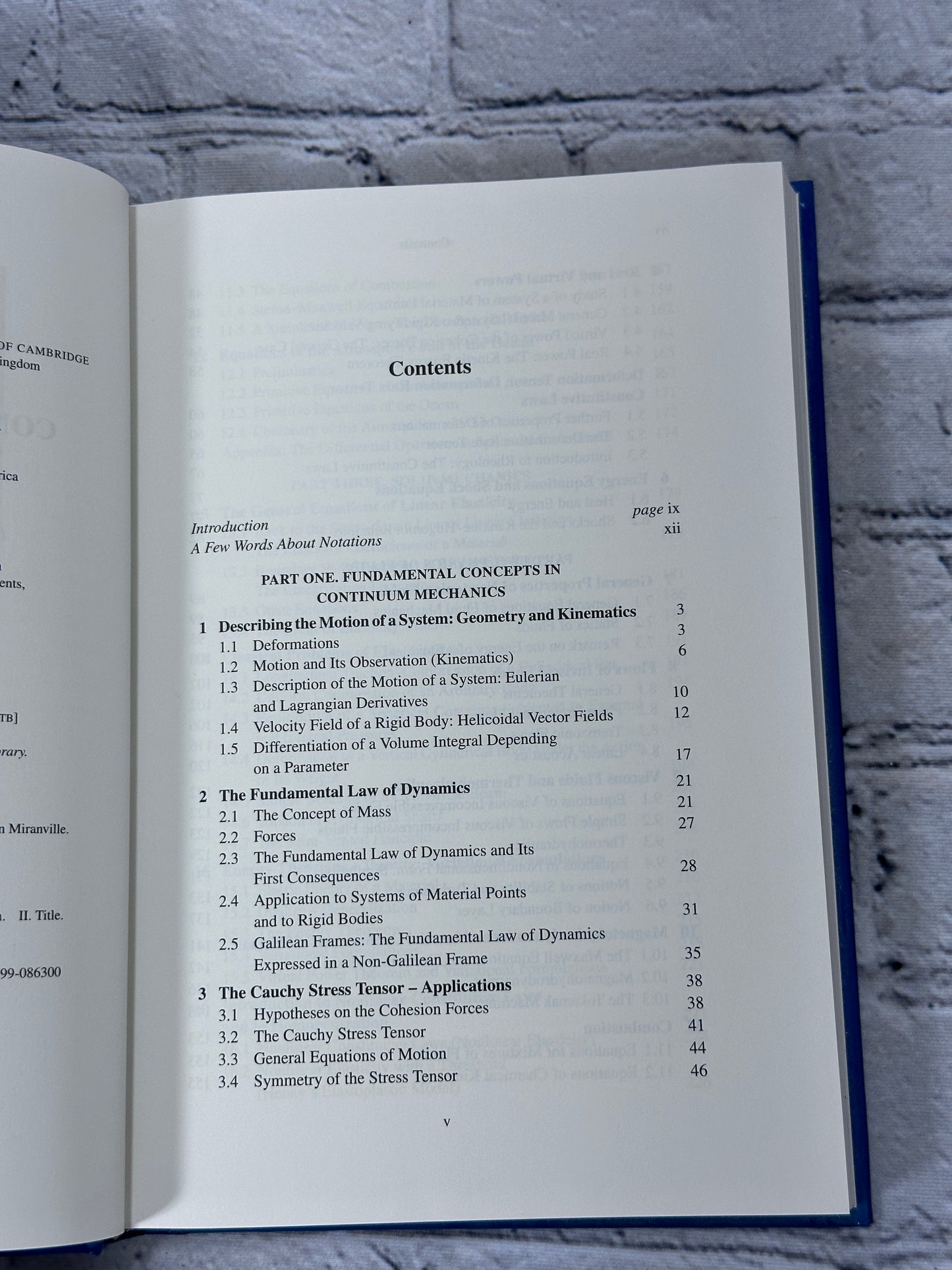 Mathematical Modeling in Continuum Mechanics by Temam & Miranville [2001]