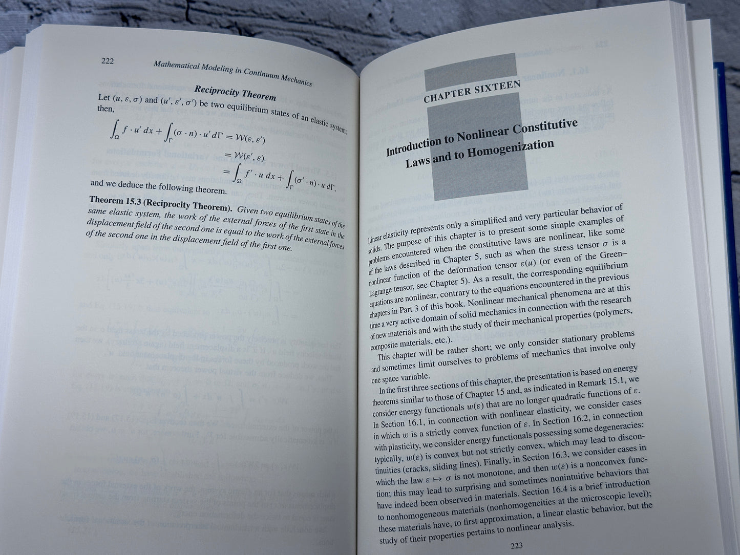 Mathematical Modeling in Continuum Mechanics by Temam & Miranville [2001]