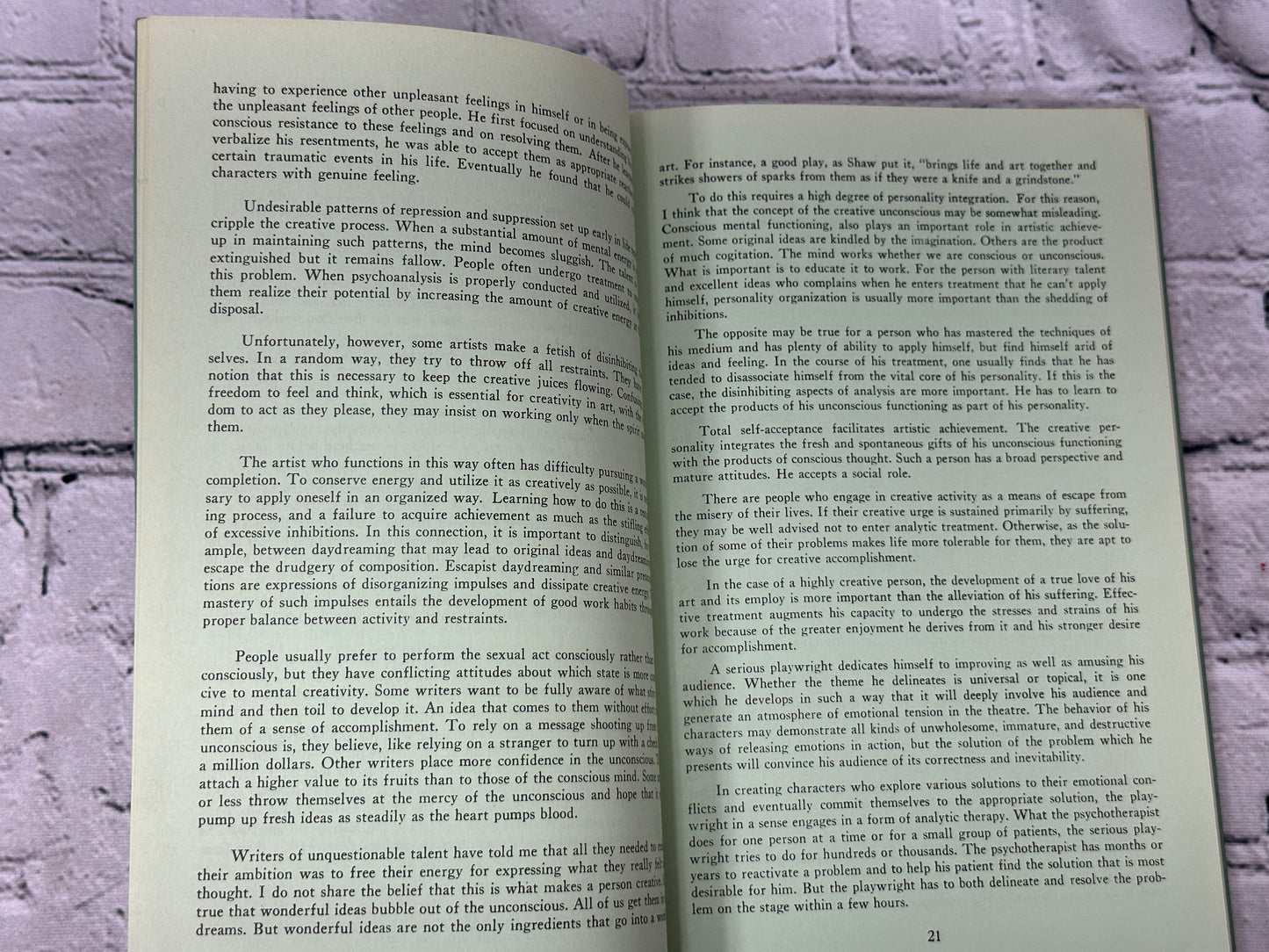 Annals of Psychotherapy Vol 5,No. 1: The Creative Use of the Unconscious..[1964]