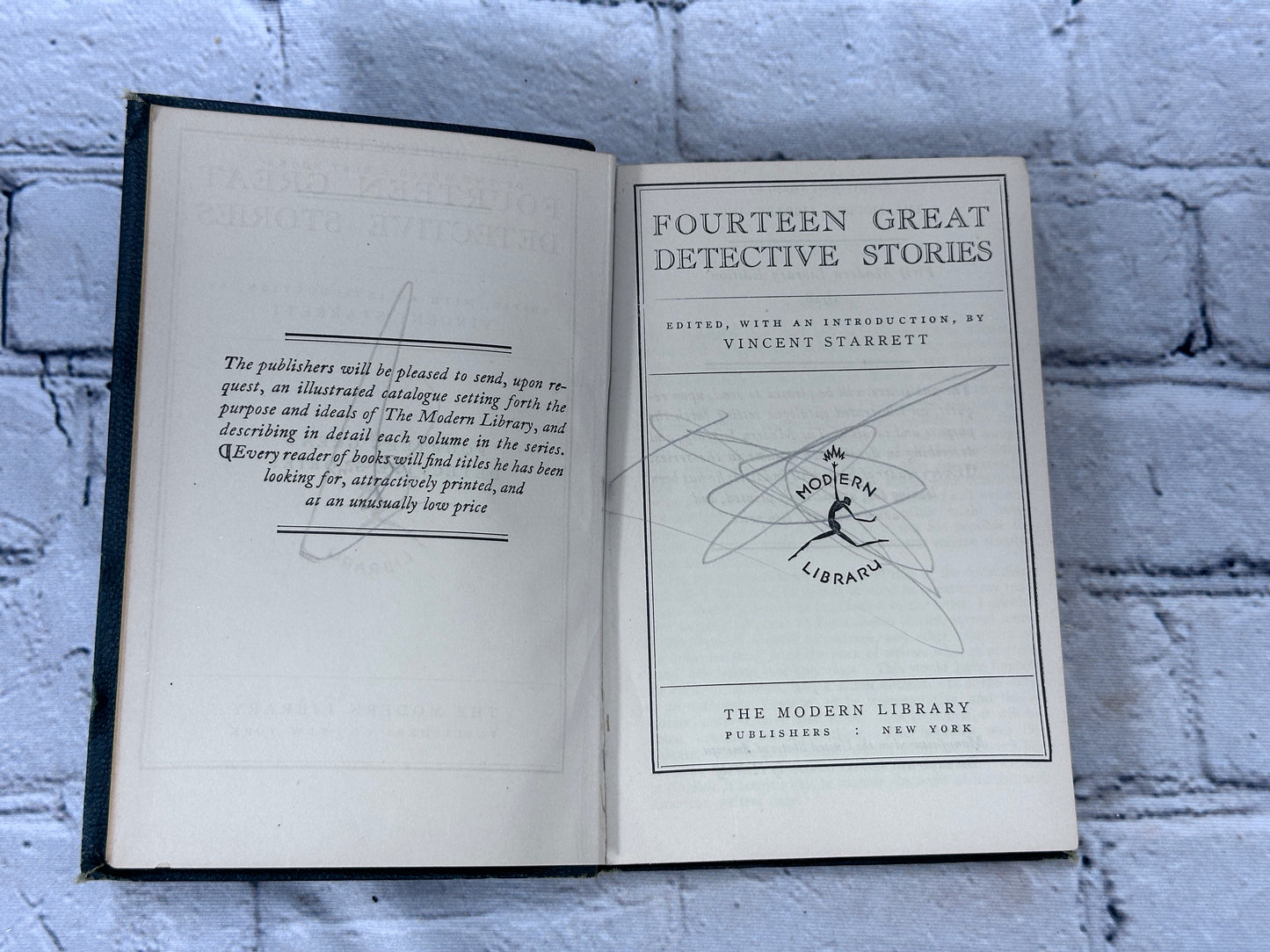 Fourteen Great Detective Stories [First Modern Library Edition · 1928]