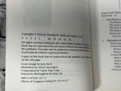 Coronary Heart Disease: A Behavioral Perspective by Timothy Smith [1992]