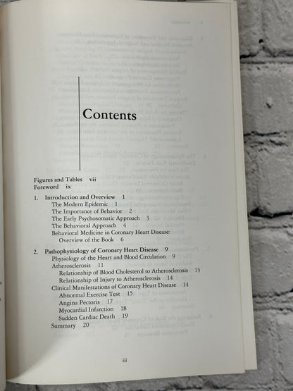 Coronary Heart Disease: A Behavioral Perspective by Timothy Smith [1992]