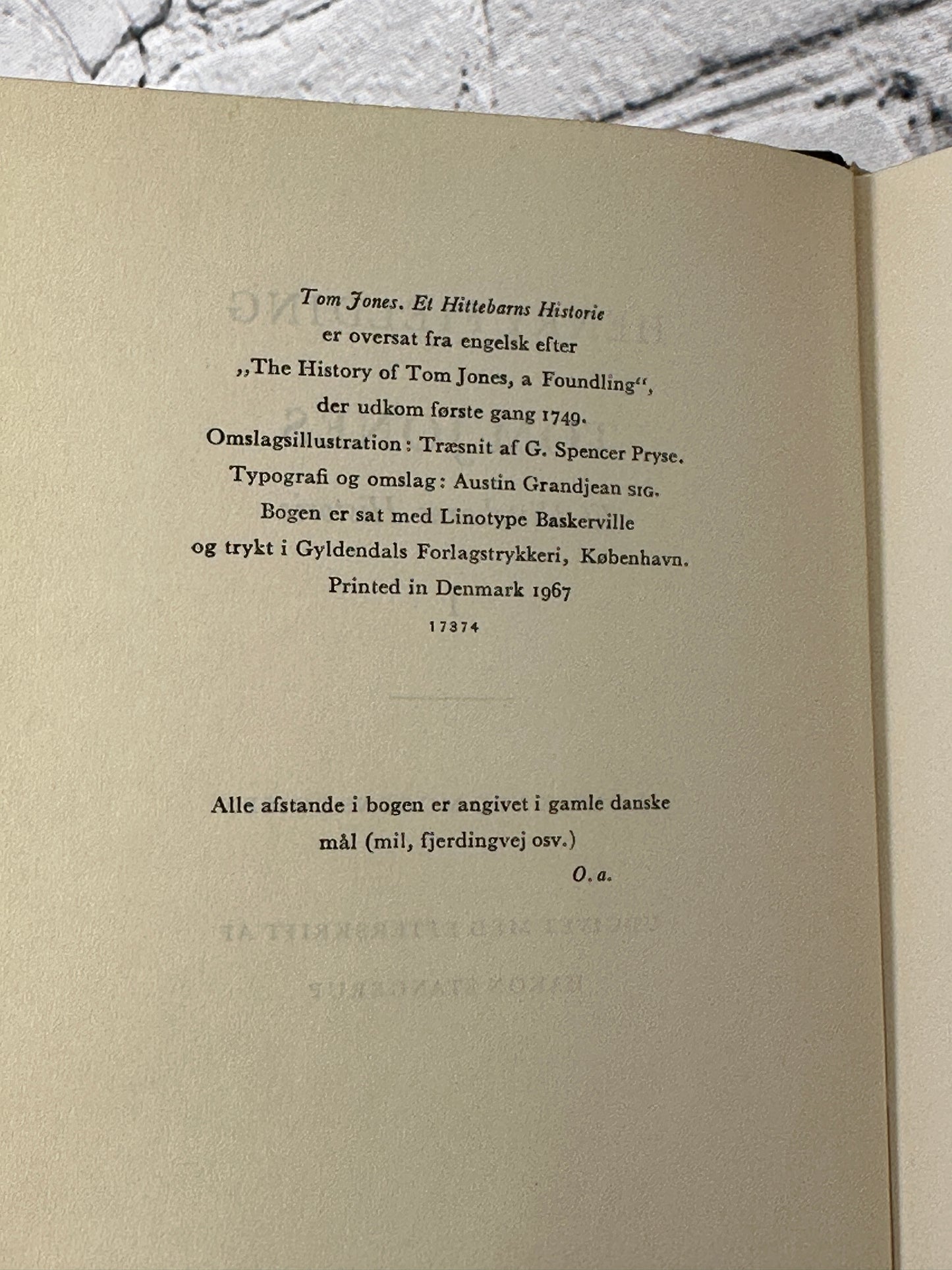 Tom Jones 1 & 2 by Henry Fielding [1967 · Gyldendals Bibliotek · Danish]