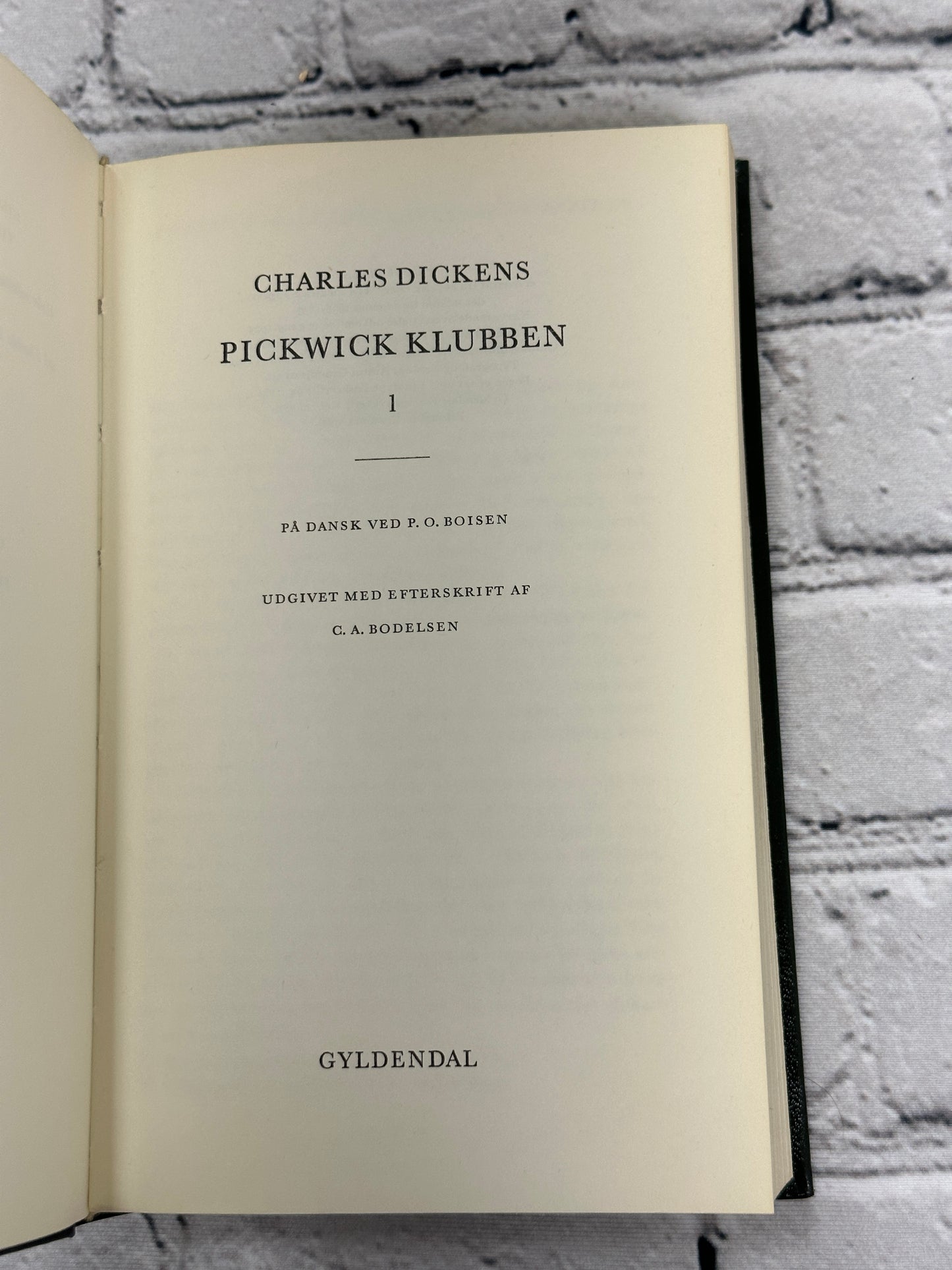 Pickwick Klubben 1&2 Pickwick Papers Dickens [1966 · Gyldendals Bibliotek · Danish]