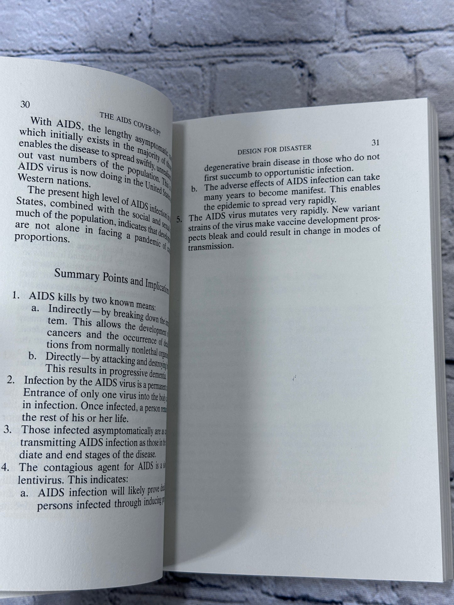 The AIDS Cover-Up: The Real and Alarming Facts about AIDS [2nd Edition · 1987]