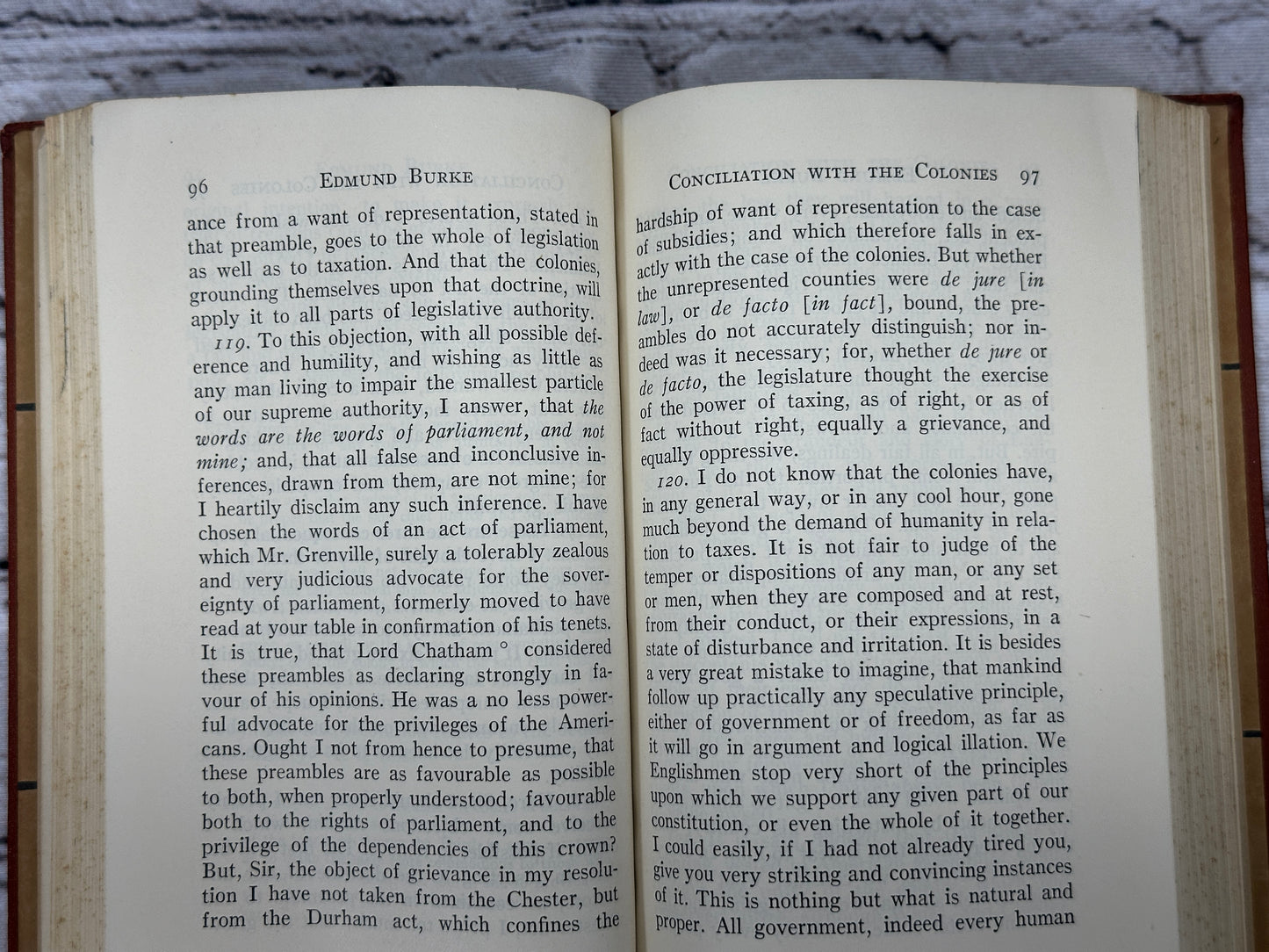Burke's Speech on Conciliation with America edited by Sidney Newsom [1932]